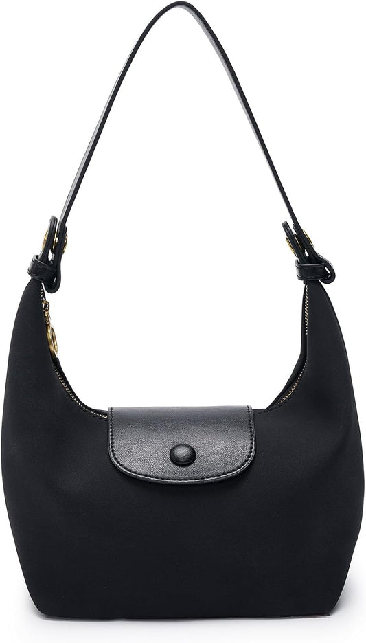 Bolsos cruzados de gamuza para mujer, bolso de bola de masa con hom...