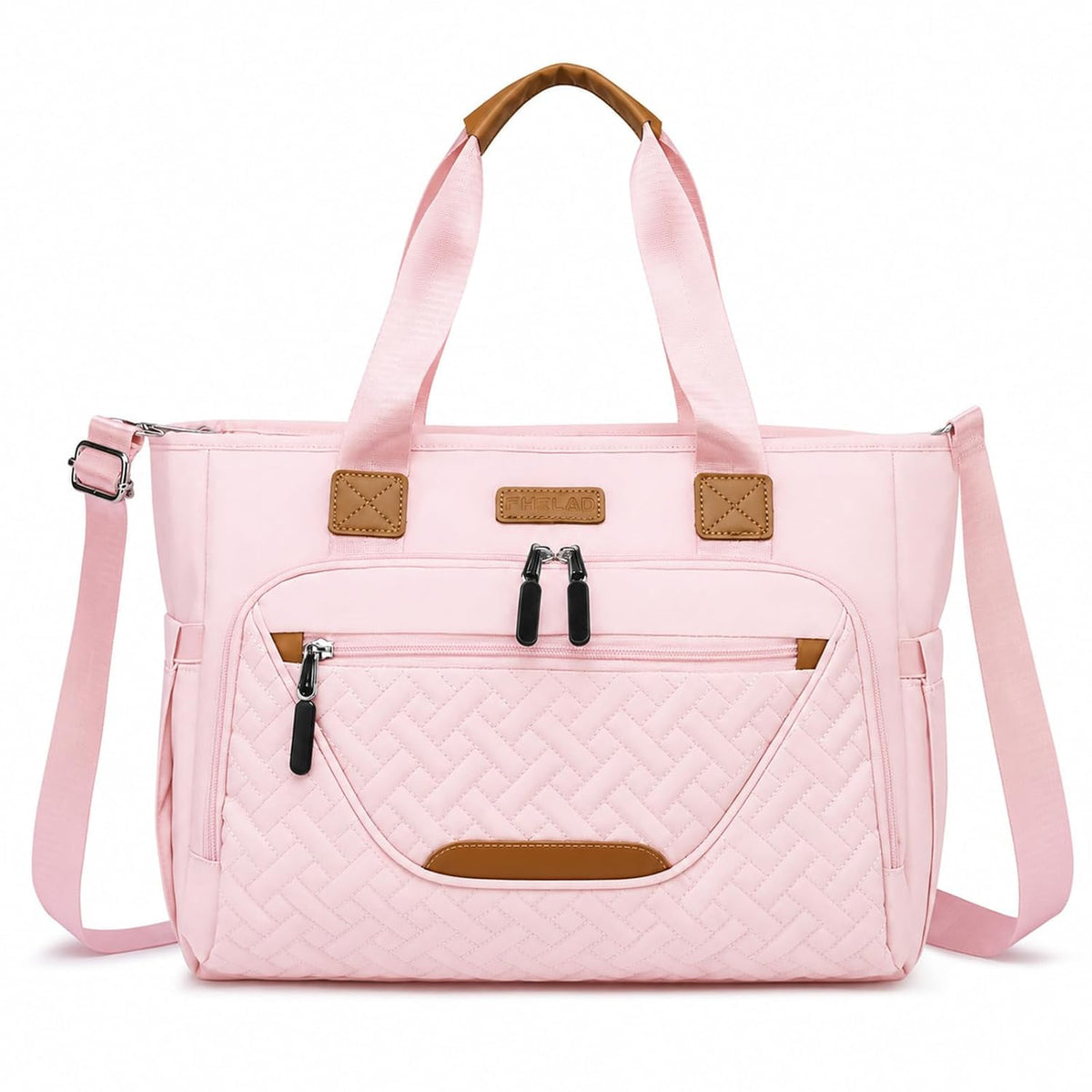 FHELAD Bolsa de pañales para mujer, bolsa de pañales para bebé 16L...