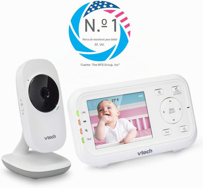 VTech VM3252 Monitor de bebé sin video WiFi, pantalla de 2.8 "...