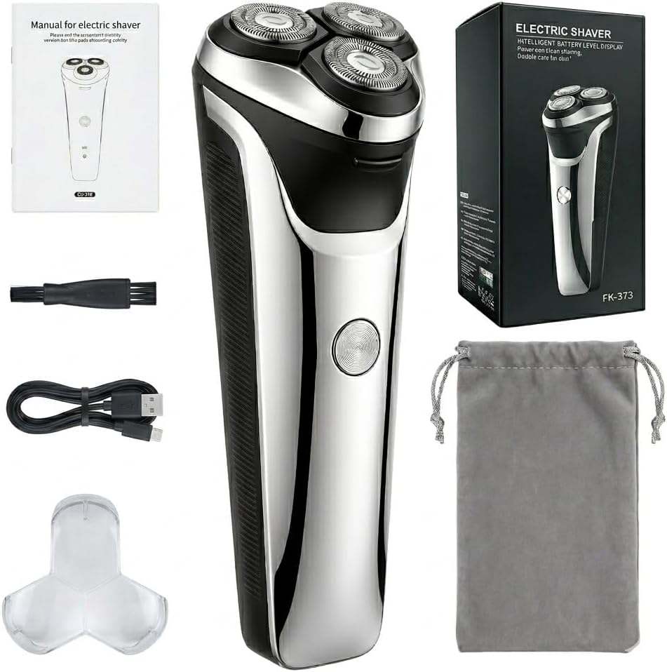 Ordele Maquinilla de afeitar eléctrica para hombres, afeitadora elé...