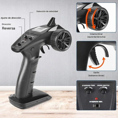 HAIBOXING Coche de control remoto 16889, escala 1:16, 2.4 GHz, auto...