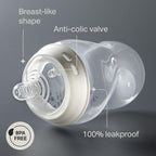 Tommee Tippee Natural Start Set de biberón, calentador y chupete, 0...
