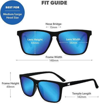Knockaround Gafas de sol polarizadas cuadradas para hombres y mujer...
