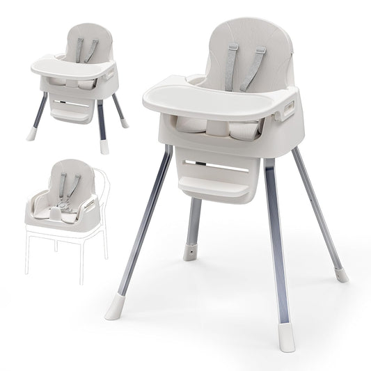 CheerKid - Silla alta 3 en 1 para bebés para meses y niños pequeños...