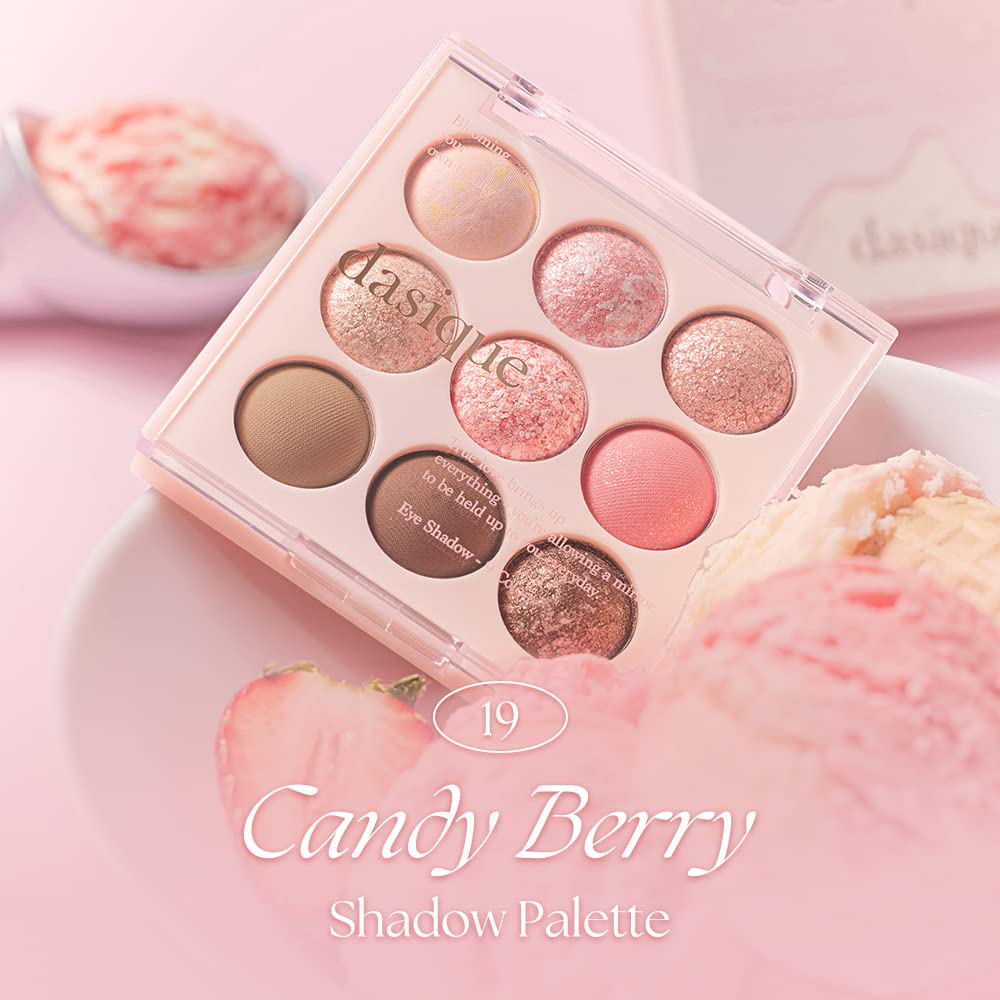 Paleta de sombras dasique #19 Candy Berry l Vegana, libre de crueld...