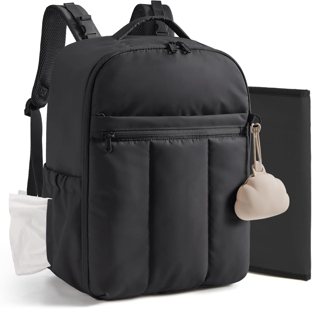 BAGSMART Mochila para pañales con bolsillos aislados y cambiador |...