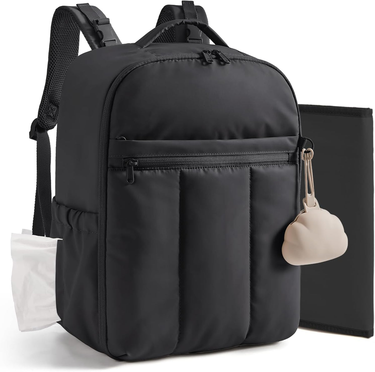 BAGSMART Mochila para pañales con bolsillos aislados y cambiador |...