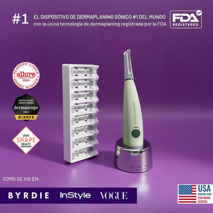 MICHAEL TODD Beauty Sonicsmooth Dermaplane maquinilla de afeitar pa...