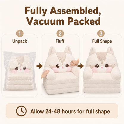 MONKISS - Sofá para niños, cómoda silla para niños, sofá plegable p...