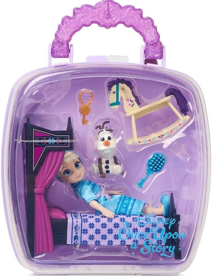 Disney Store Juego oficial de muñecas Princess Elsa Once Upon a Sto...