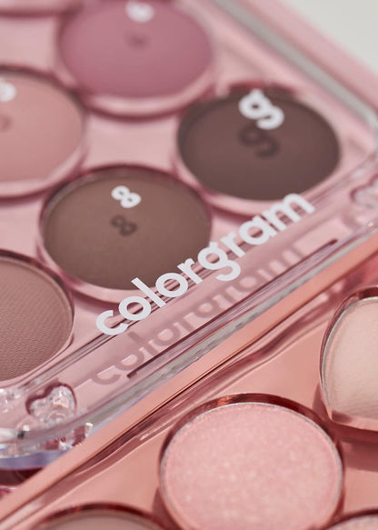 COLORGRAM Paleta de sombra de ojos Pin Point 02 Rosa+Malva= | Ultra...