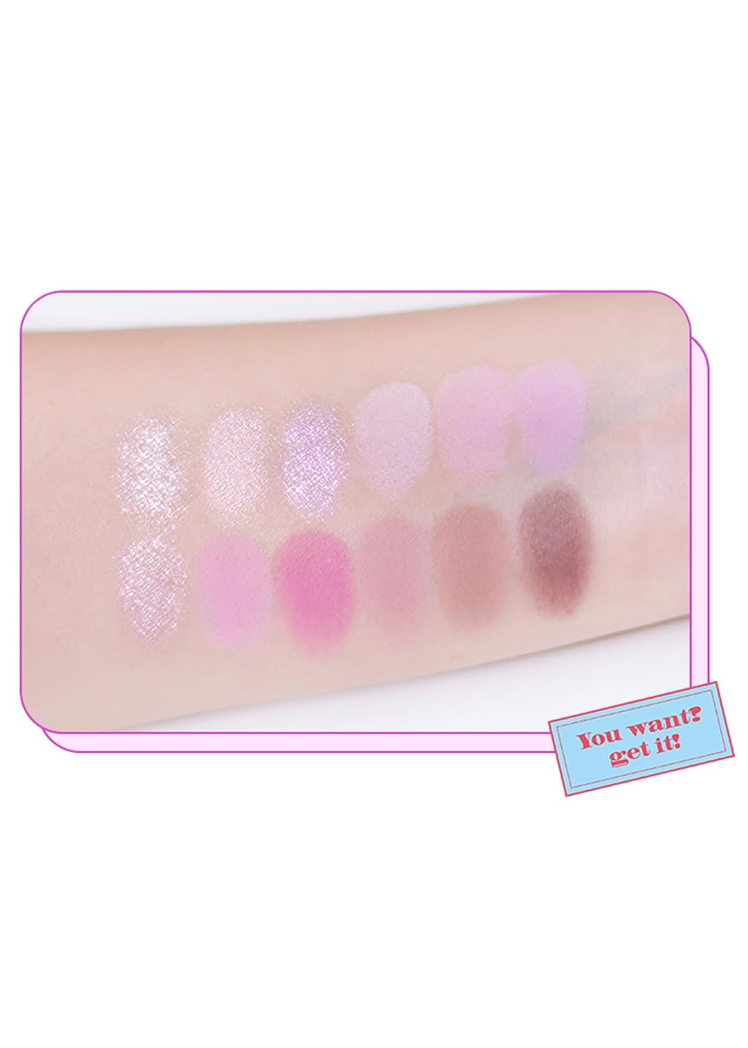 COLORGRAM Paleta de Sombras de Ojos Pin Point 03 Rosa+Lavanda | Ton...