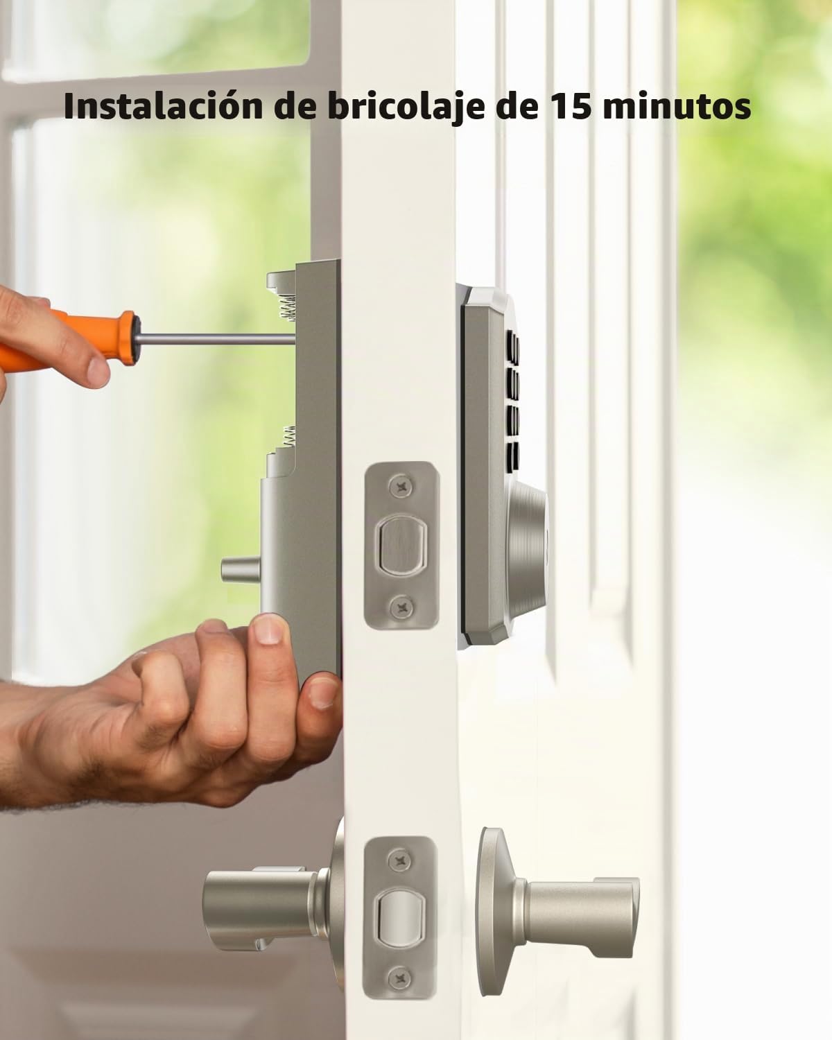 eufy Security Smart Lock C30, cerradura de puerta de entrada sin ll...