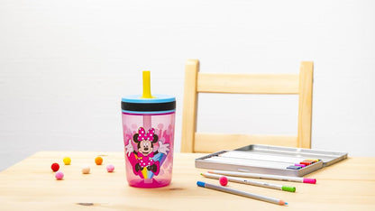 Zak Designs - Juego de vasos Disney Kelso de 15 onzas (Ratón Minnie...