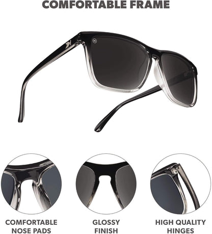 Knockaround Gafas de sol polarizadas cuadradas para hombres y mujer...