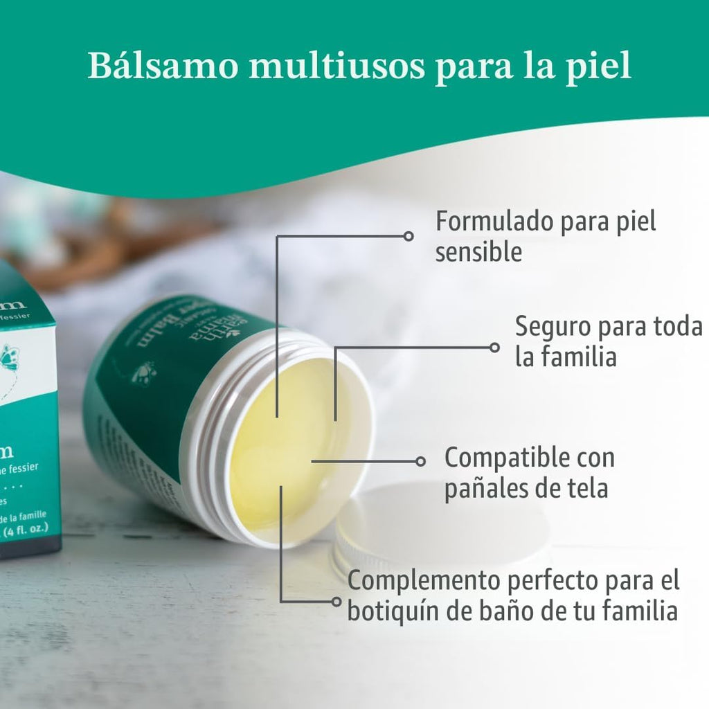 Earth Mama Bálsamo orgánico para pañales de 2 onzas | Crema de paña...