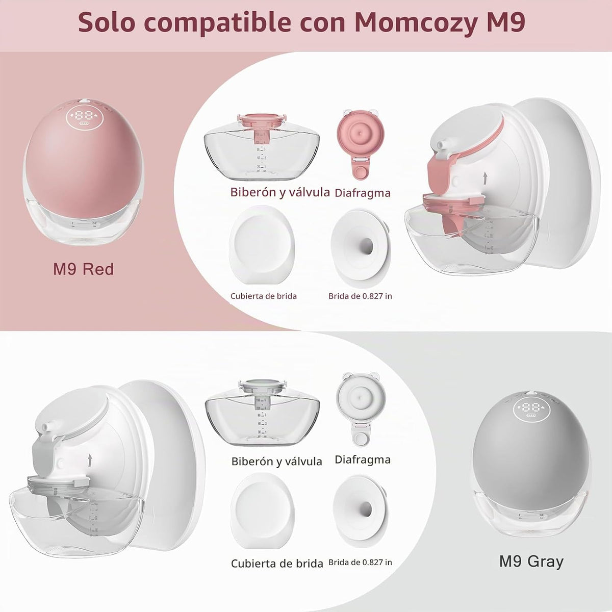 1 paquete de piezas de repuesto de senos M9 para flujo móvil mejora...