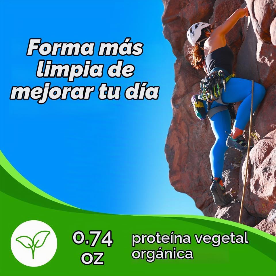 Orgain Proteína en polvo vegana orgánica de 0.74 oz, café helado, 2...
