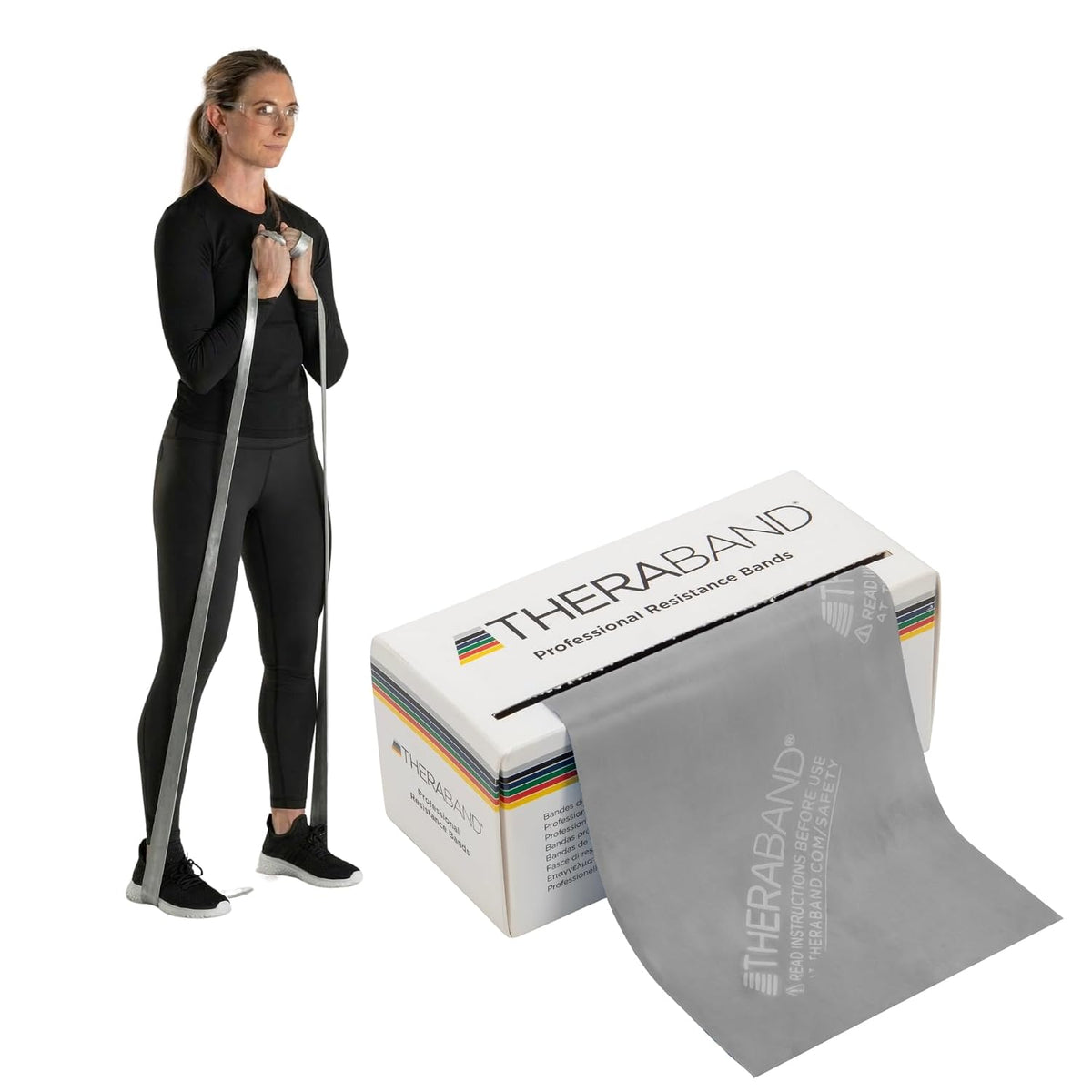 Theraband Professional Bandas de Resistencia de látex para ejercici...
