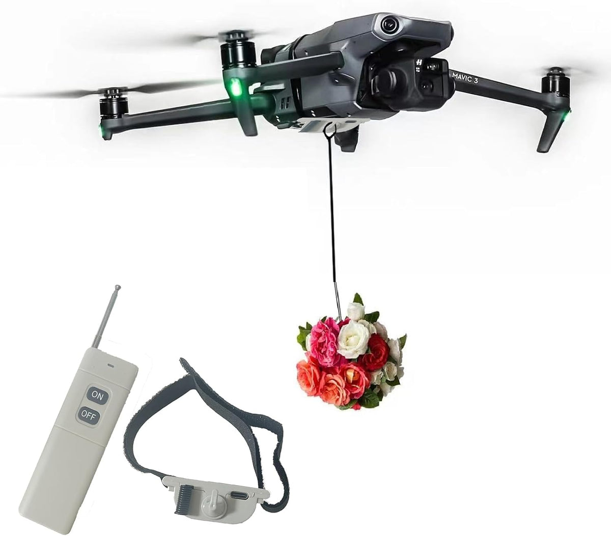 Sistema universal de Airdrop para drones, dispositivo de liberación...