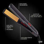 Plancha de pelo con plancha plana de 1" de cerámica con infusión de...