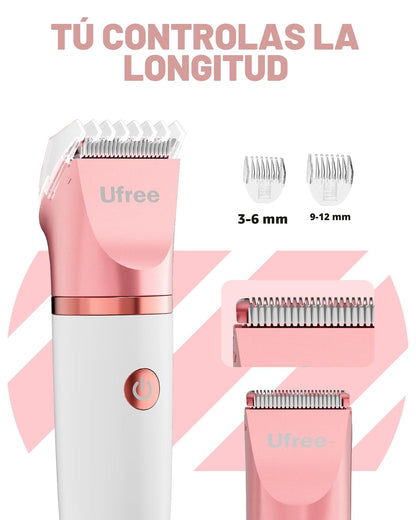 Ufree Maquinilla de Afeitar Eléctrica 3 en 1 para Mujer, Regalos pa...