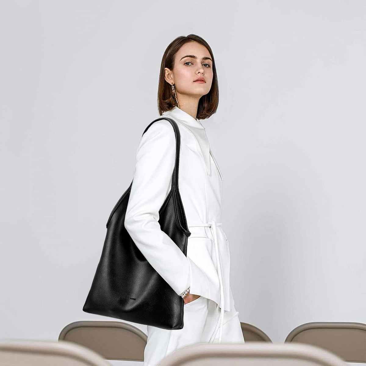Montana West Bolsos estilo hobo holgados para mujer, bolsos de homb...