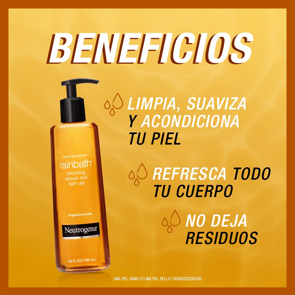 Neutrogena Rainbath, Gel Refrescante para Ducha y Tina, Original
