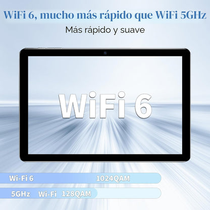 ECOPAD Tablet Android 15, tabletas de 10 pulgadas con teclado y mou...