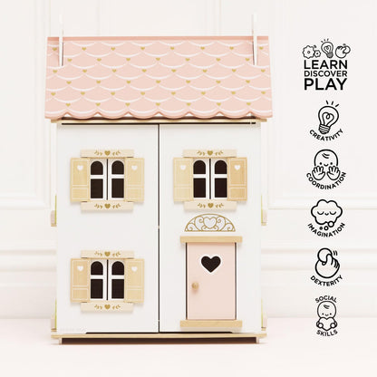 Le Toy Van \u2013 Casa de muñecas de madera en forma de corazón de...