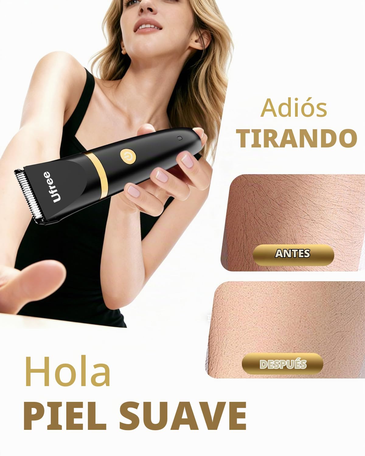 Ufree Maquinillas de afeitar eléctricas 3 en 1 para mujer, regalos...
