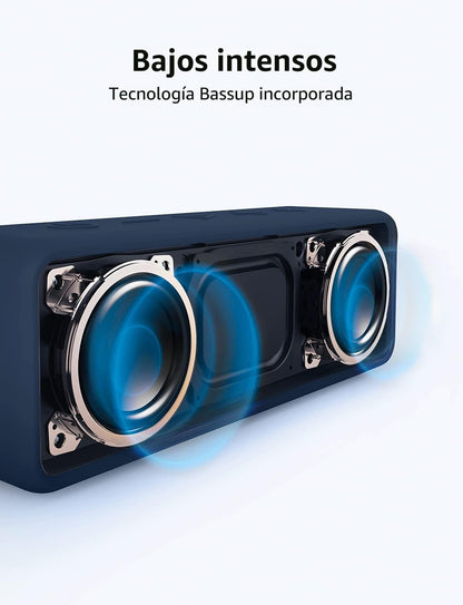 Anker soundcore 2 Altavoz Bluetooth portátil, sonido estéreo, IPX7...