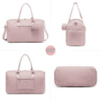 LOVEVOOK Bolsa de pañales con funda para chupete y cambiador, bolsa...