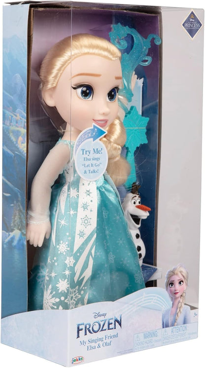 JAKKS Pacific Elsa Doll Classic Mi amiga cantante Elsa Doll y Olaf...