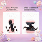 Aima Beauty Onda profunda de 1 pulgada rizador de pelo rizador ondu...