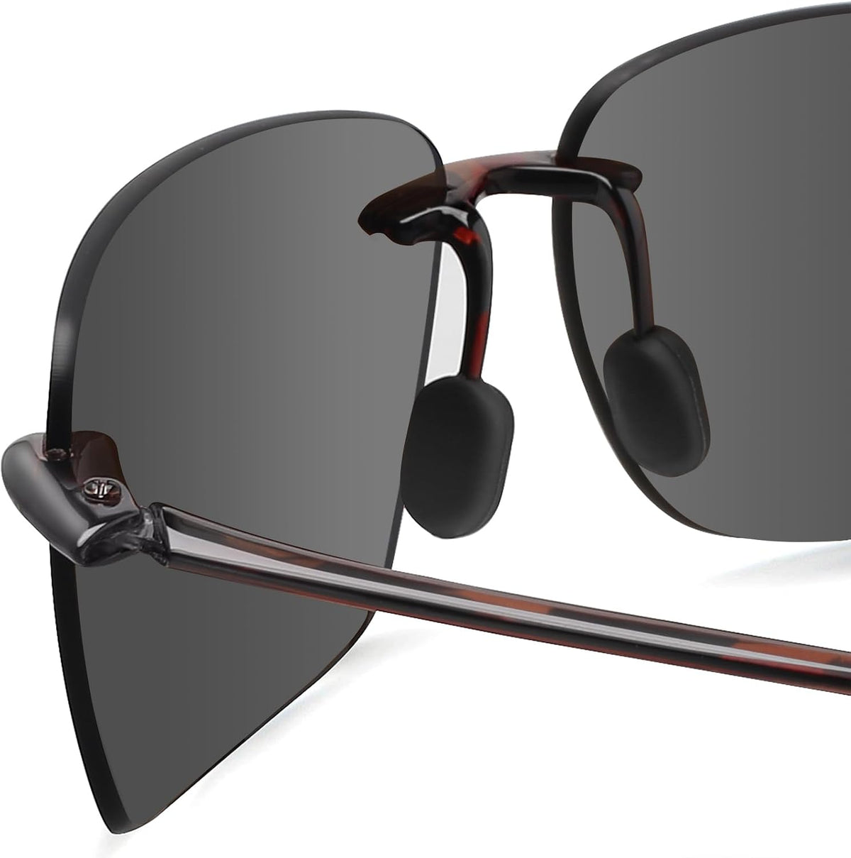 JULI Gafas de sol deportivas para hombres y mujeres, marco Tr90 sin...