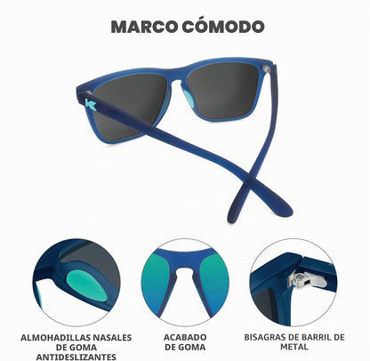 Knockaround Gafas de sol polarizadas cuadradas para hombres y mujer...