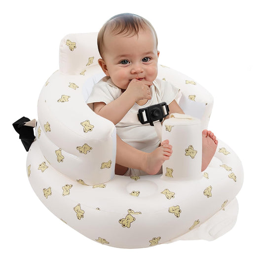EKEPE Asiento de bebé inflable con arnés para bebés de 3 meses en a...