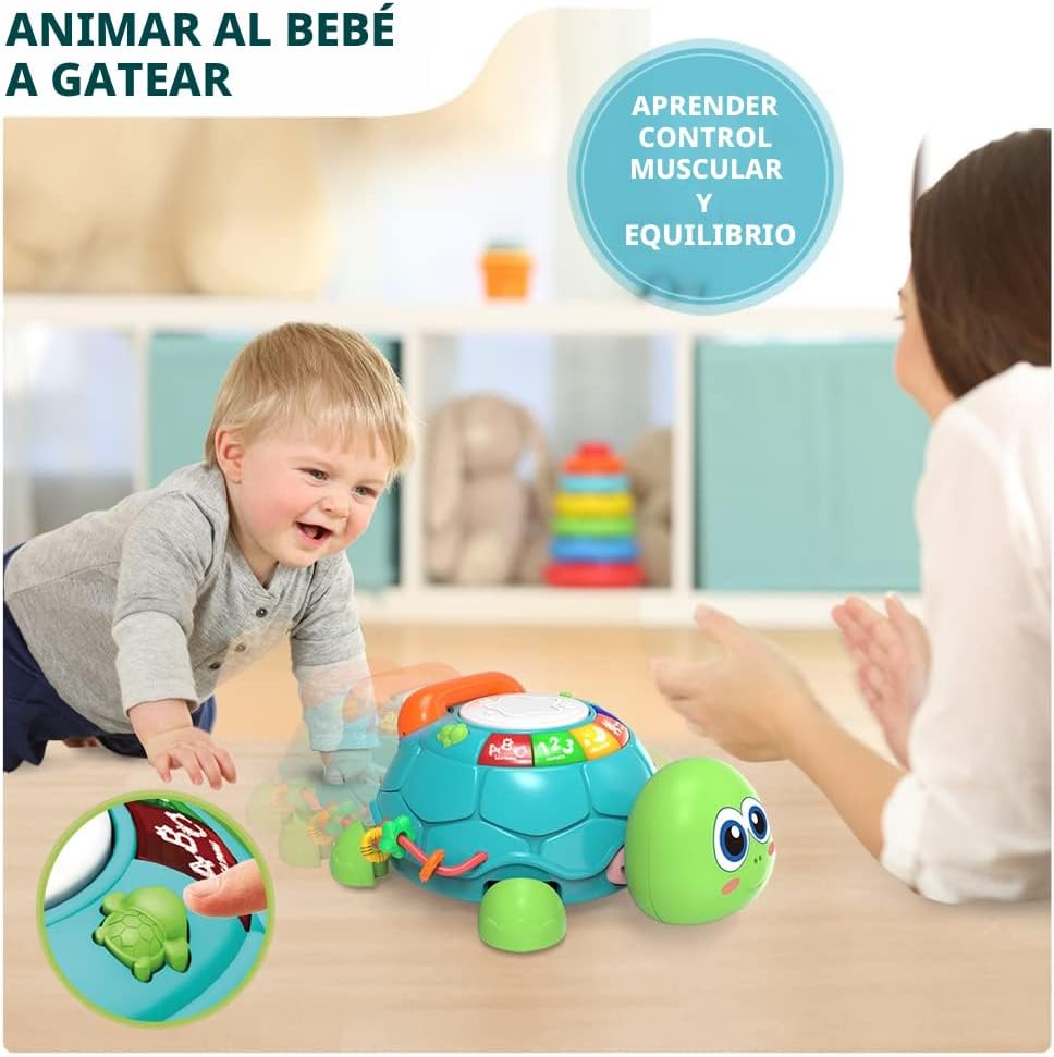 Jyusmile Juguetes para bebés de 6 a 12 meses, juguetes musicales pa...