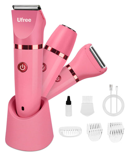 Ufree Maquinilla de Afeitar Eléctrica 3 en 1 para Mujer, Regalos pa...
