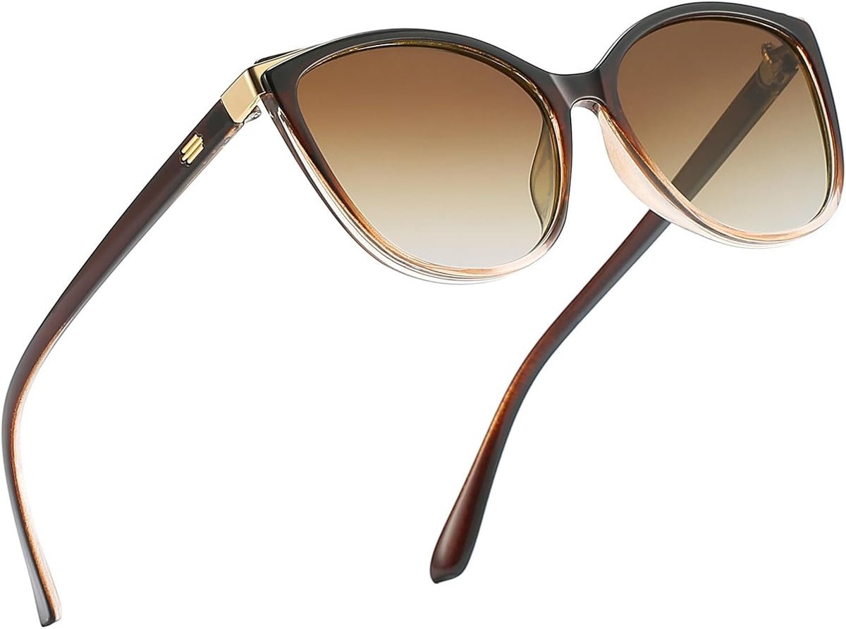 Colrea Gafas de Sol Modernas con Forma de Ojo de Gato para Mujer, E...