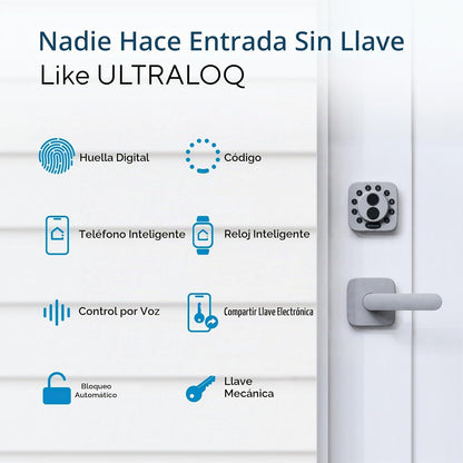 ULTRALOQ Cerradura inteligente Bolt SE,WiFi incorporado,Materia sob...