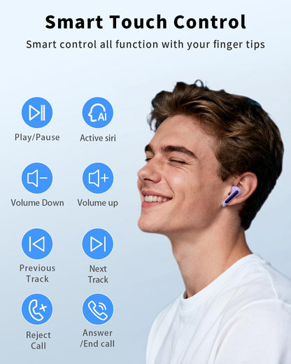 Auriculares inalámbricos, auriculares Bluetooth 5.4 2026 con micróf...