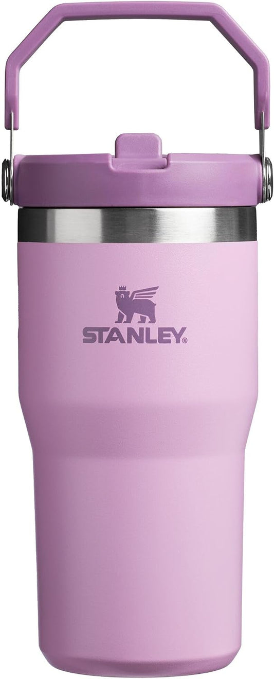 Stanley IceFlow - Vaso con pajilla abatible con asa, de 20 onzas, t...