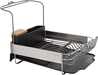 KitchenAid Escurridor de secado de platos expandible de tamaño comp...