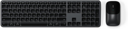 Satechi Slim CEX3 Combo de teclado y mouse inalámbricos, Bluetooth,...