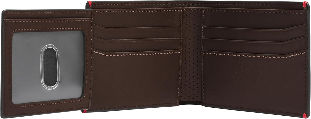 Fossil Billetera plegable para hombre, Sport Tourer Mink Brown, tal...