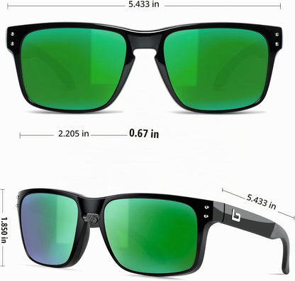 BNUS Corning Gafas de sol con lentes de vidrio para hombres y mujer...
