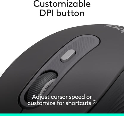 Logitech Signature Wired M520 L Ratón óptico para empresas - Grafit...