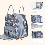 BabbleRoo Mochila para pañales \u2013 Bolsa de viaje esencial para...